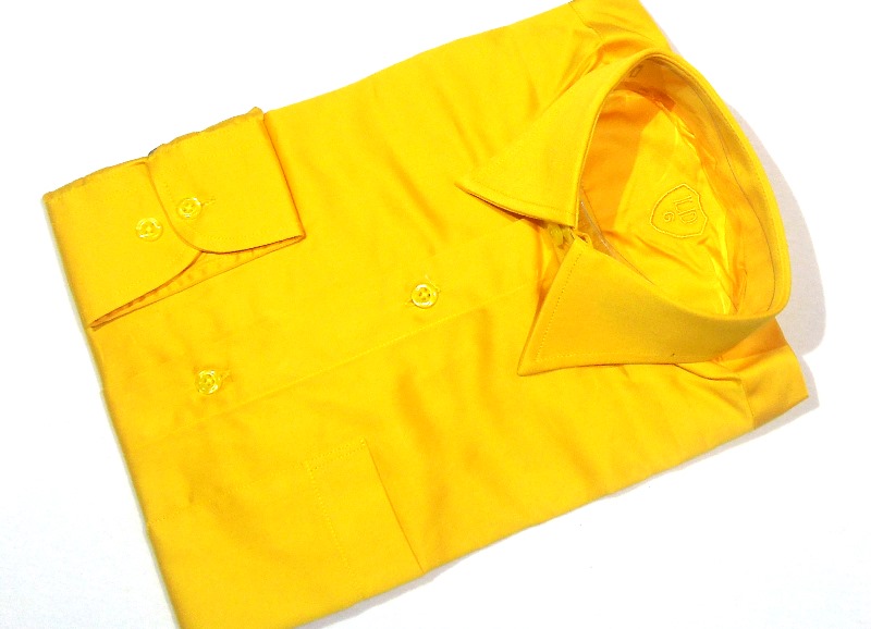  Жёлтая рубашка для мальчика сатин 3 